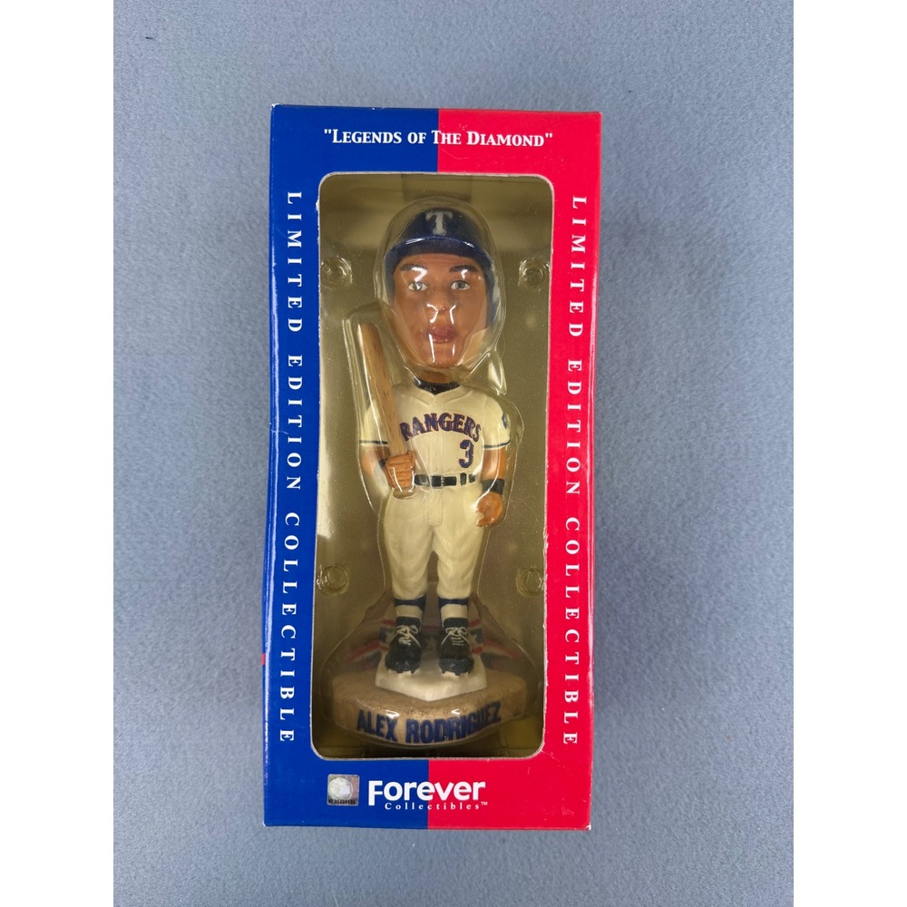 Alex Rodriguez Forever Collectibles Bobblehead Texas Rangers MLB